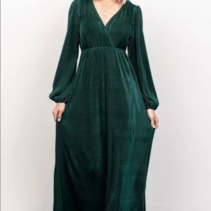 Baltic born Venus maxi dress Forest sz Small